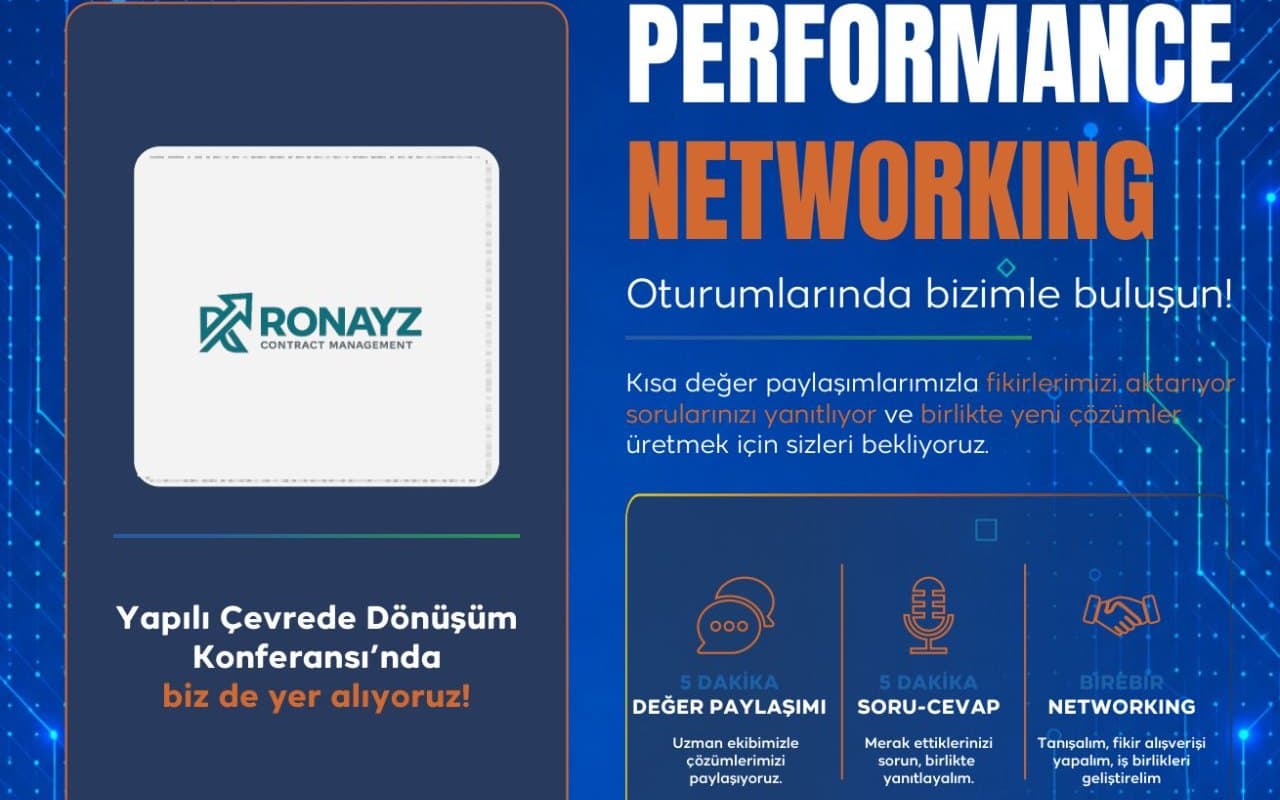 Ronayz, Yapılı Çevrede Dönüşüm Konferansı'nda kurumsal katılımcılarla buluştu.